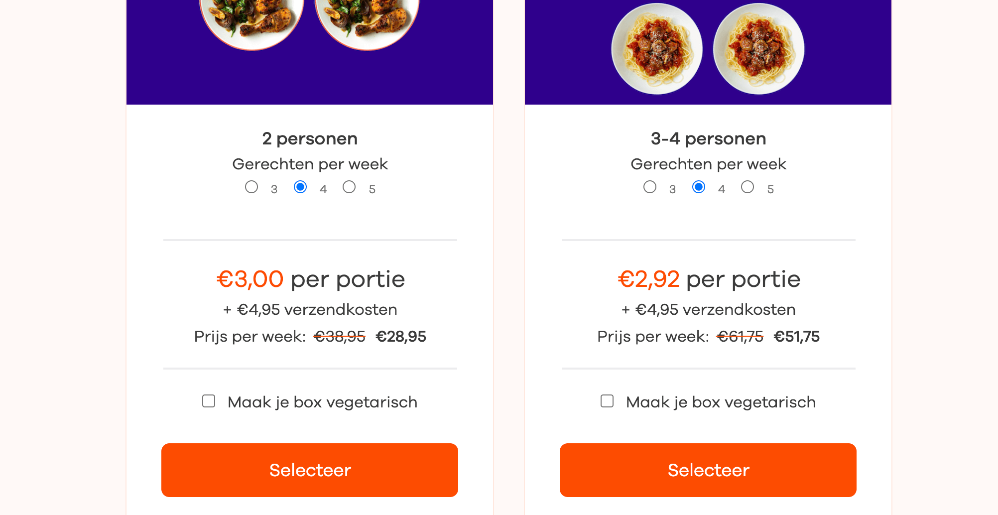 dinnerly maaltijdbox bestellen met korting